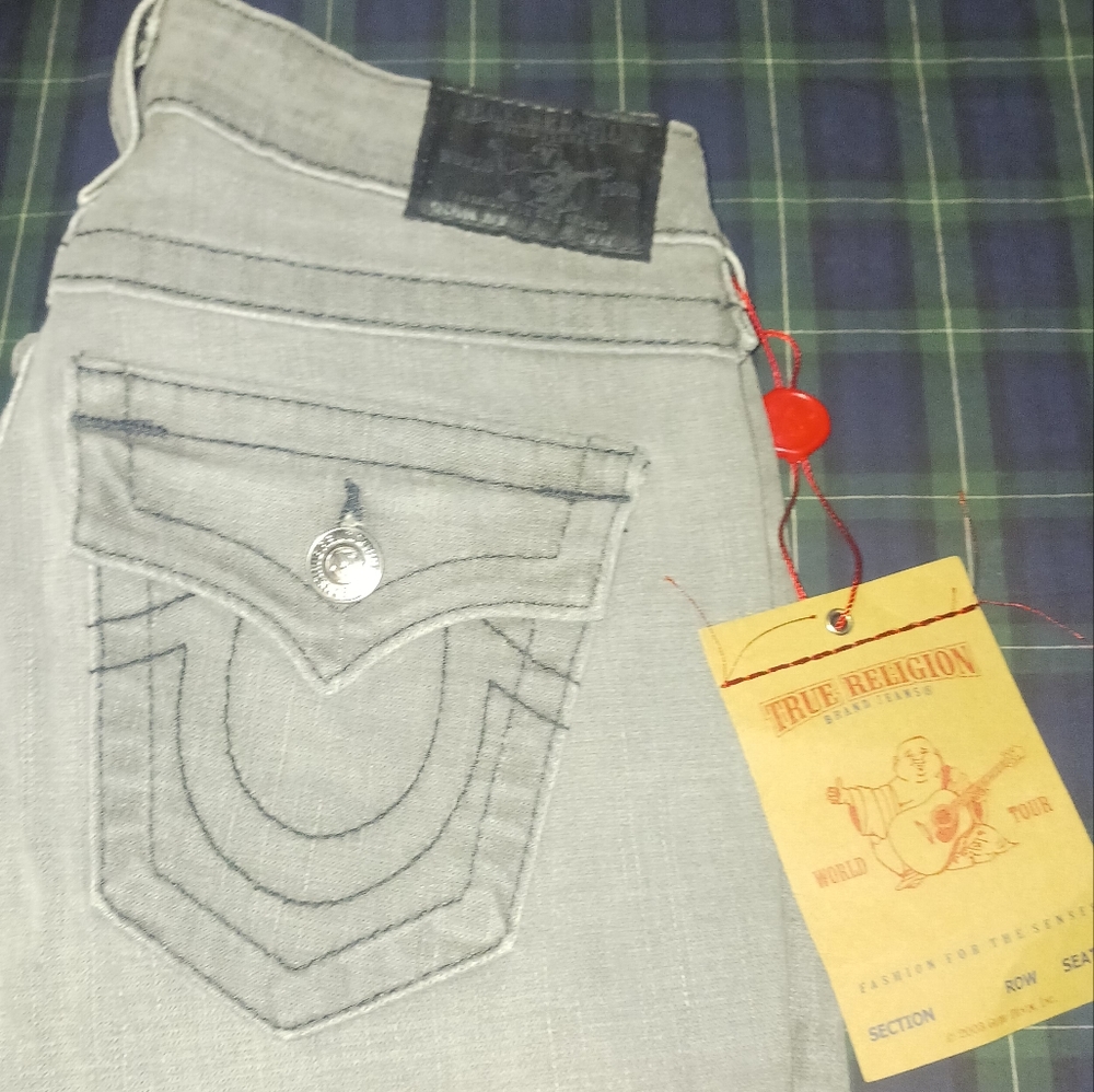 True Religion Greyish Jeans - Picture 5 of 6